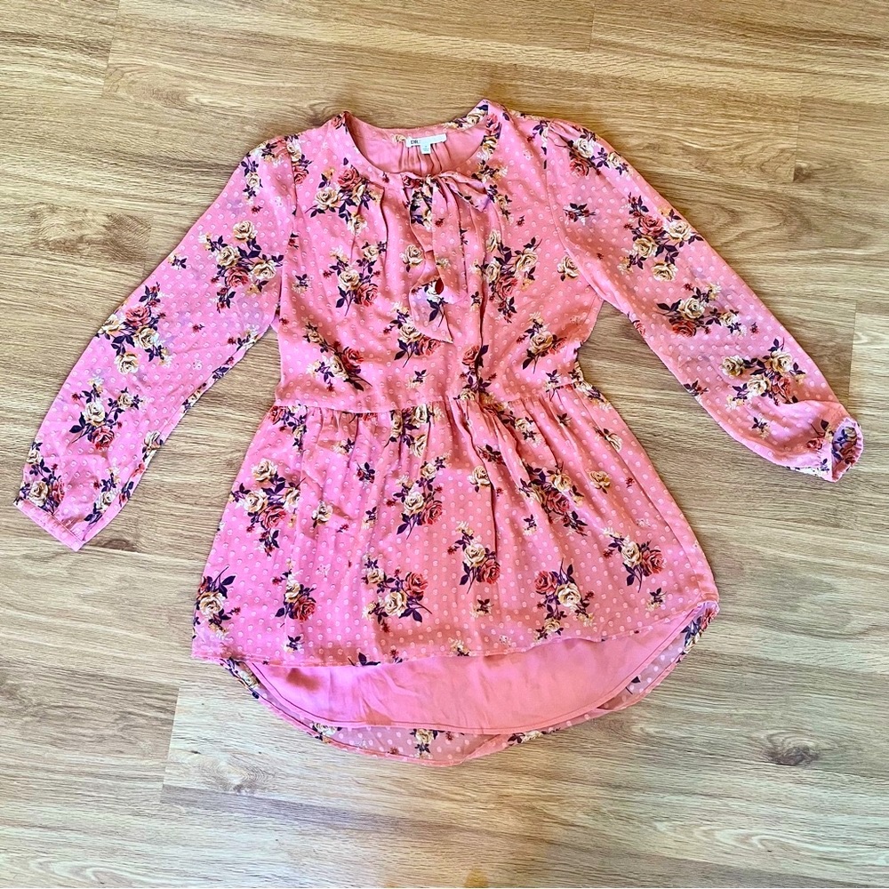 DR2 Pink Floral Blouse